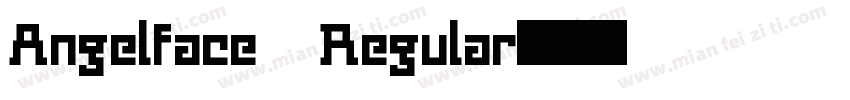Angelface Regular字体转换